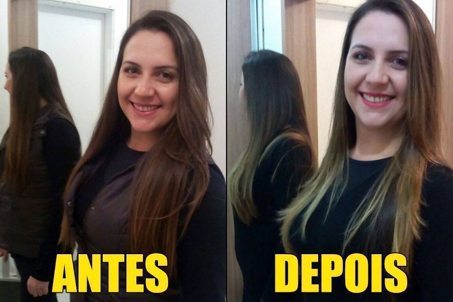 Feito ombre hair cabelo cabeleireiro(a)