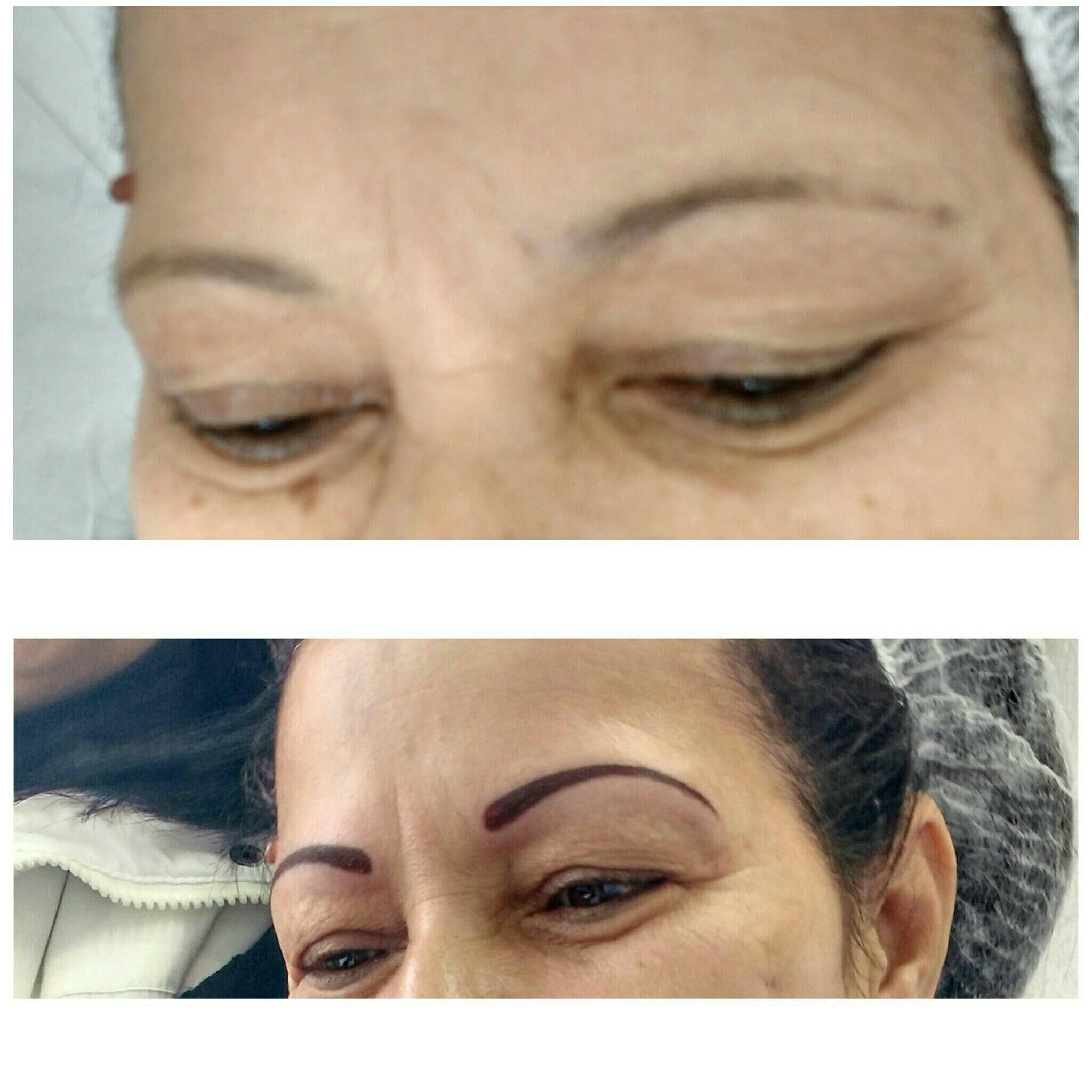 O Antes e o Depois! estética maquiador(a) estudante (visagista)