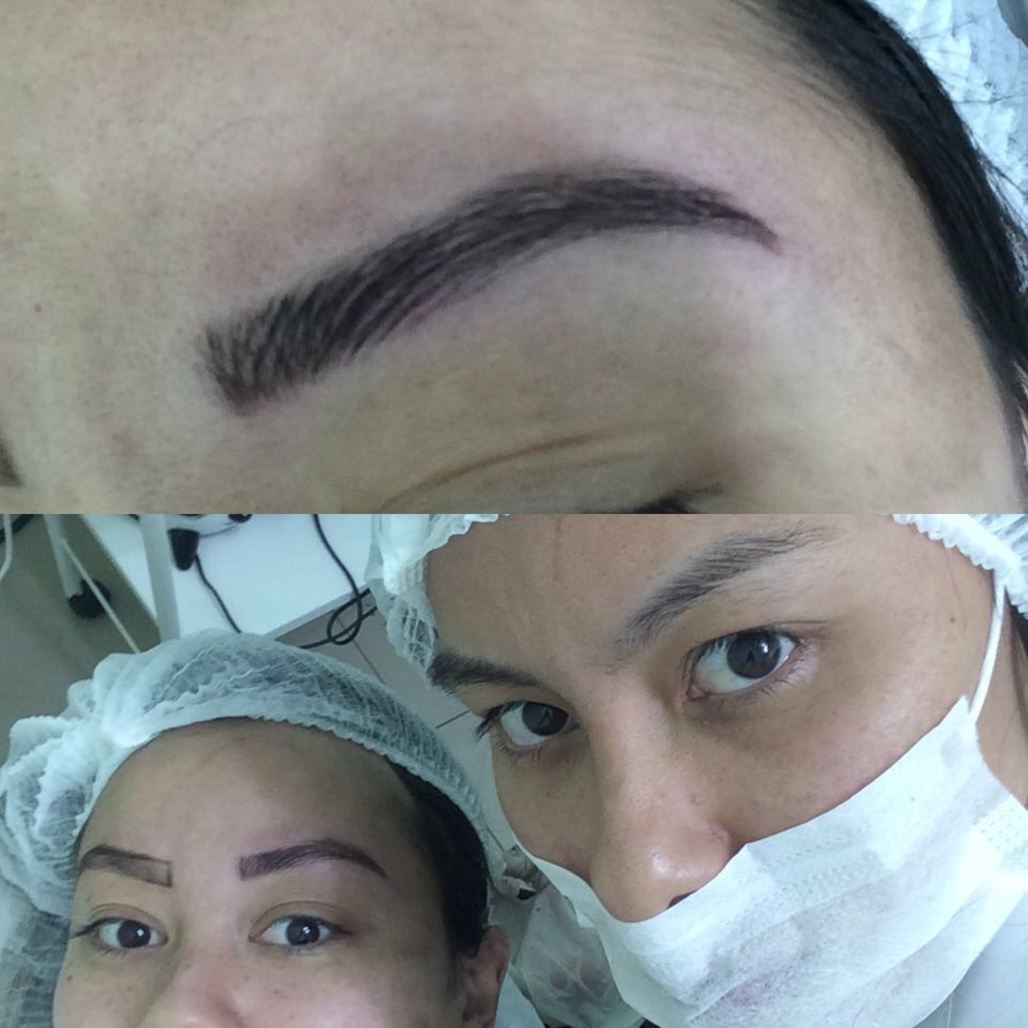 Técnica microbland ! Fio a fio realista!  estética designer de sobrancelhas maquiador(a)