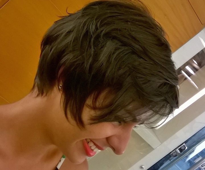 Corte curto cabelo cabeleireiro(a)