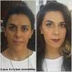 Modelo do curso na Kryolan Argentina.