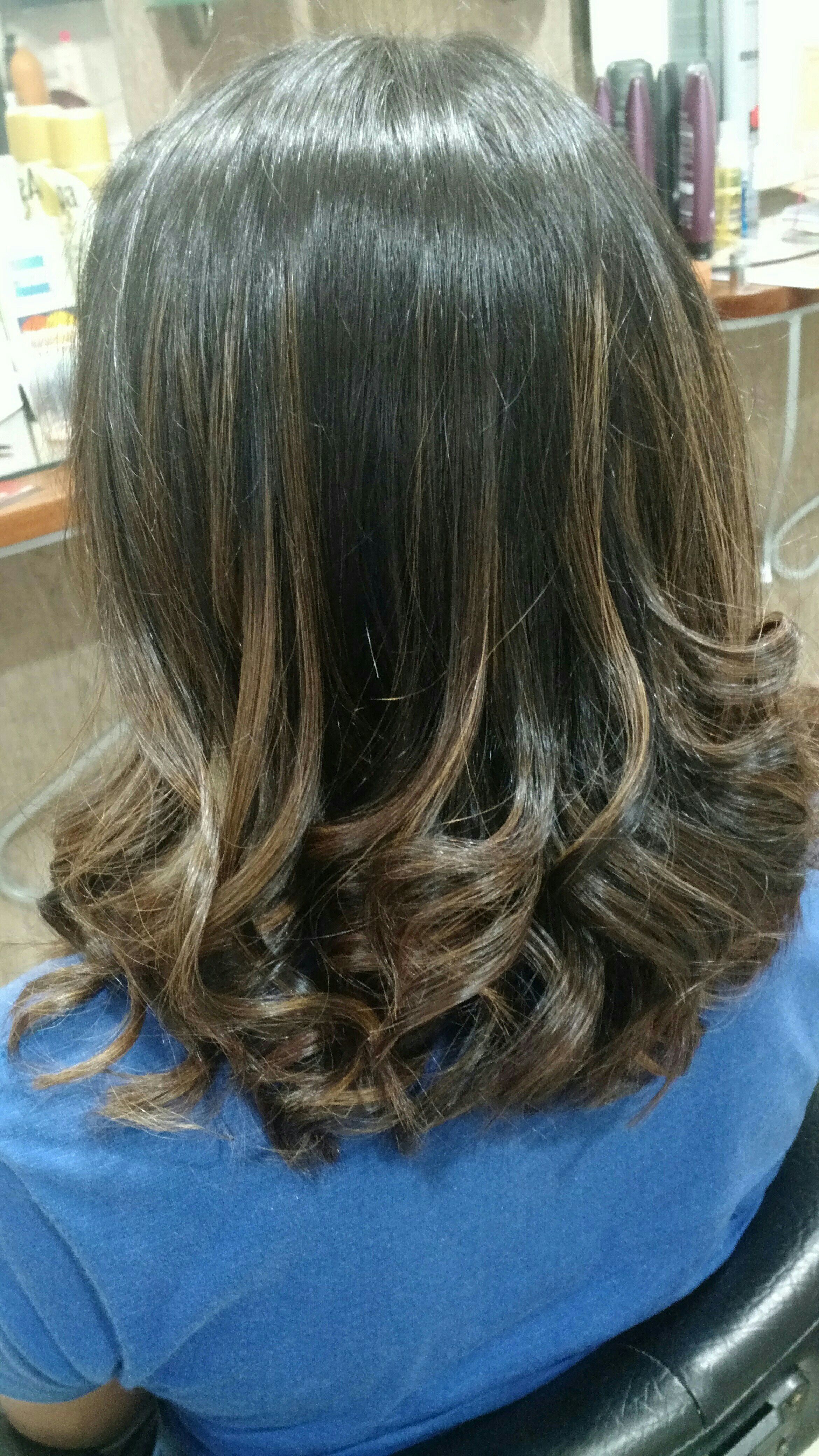 Ombré hair perfeito para morenas. cabelo cabeleireiro(a)