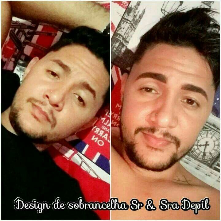 Sobrancelha masculina com aplicação de henna 😉 outros empresário(a) esteticista