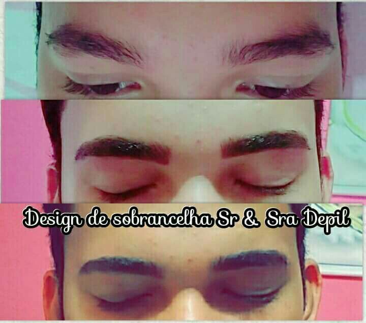 Sobrancelha masculina com aplicação de henna😉 outros empresário(a) esteticista