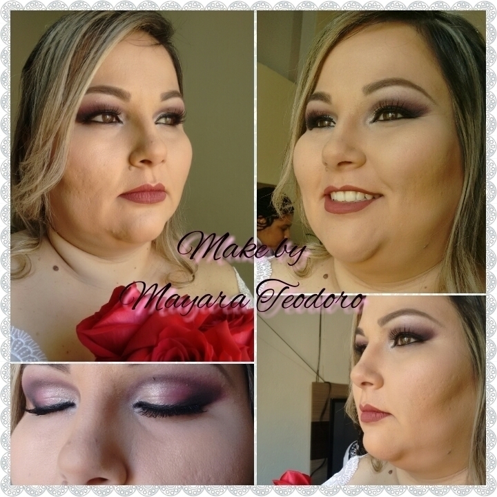 Minha lindíssima noiva prontinha para arrasar!!!!! #Make by Mayara Teodoro maquiagem designer de sobrancelhas maquiador(a)
