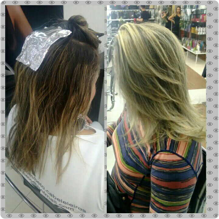 Retoque de luzes cabelo cabeleireiro(a) maquiador(a) designer de sobrancelhas stylist / visagista