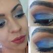 Degradê de azul, linda e marcante... #make #azul #linda #loucaspormaquiagem 