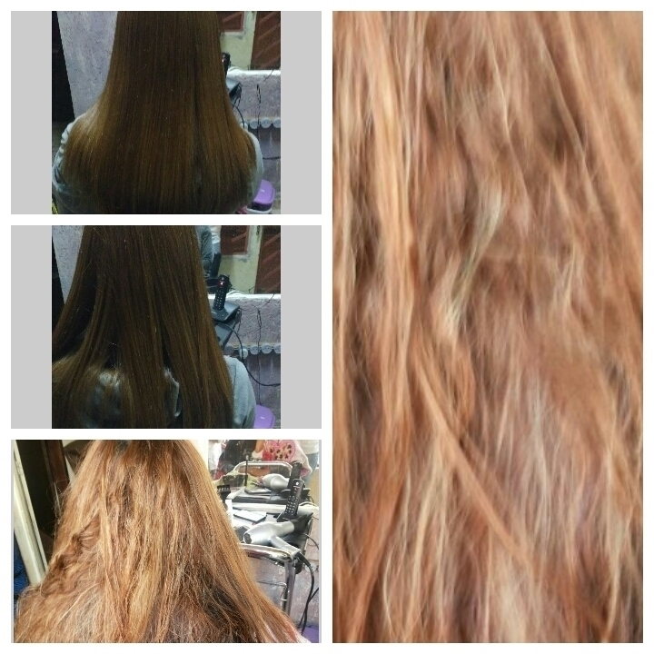 Progressiva e correção de cor. cabelo cabeleireiro(a)