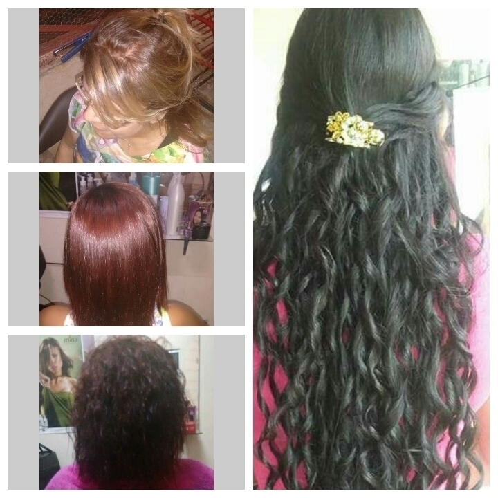 Tratamento térmico. Cachos.  Mechas  cabelo cabeleireiro(a)