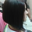 Corte feminino:Chanel de bico