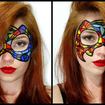 Maquiagem Vitral para Baile de Máscaras #vitral @maquiagemartistica #máscara #bailedemáscara