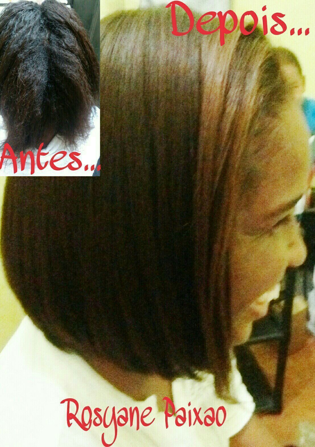 Corte e progressiva cabelo cabeleireiro(a)