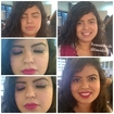 Modelo Bruna.
Make dia com cílios postiços.