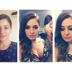 Antes e depois - maquiagem e penteado. #nataliafragamakeup