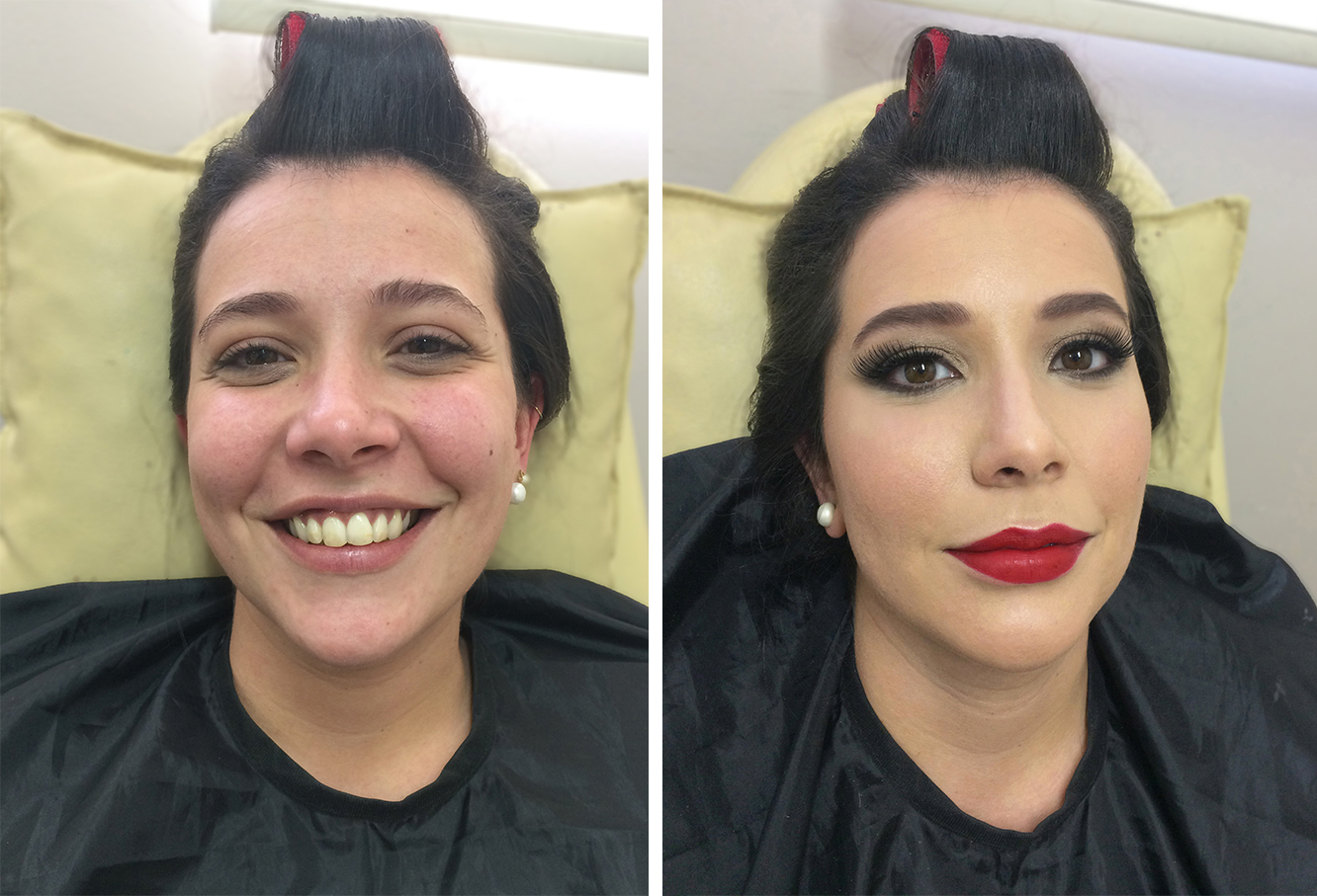Maquiagem clássica com batom vermelho. #nataliafragamakeup maquiagem maquiador(a)
