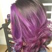 violet colored hair