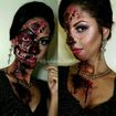 Maquiagem artística.
Zumbi x princesa