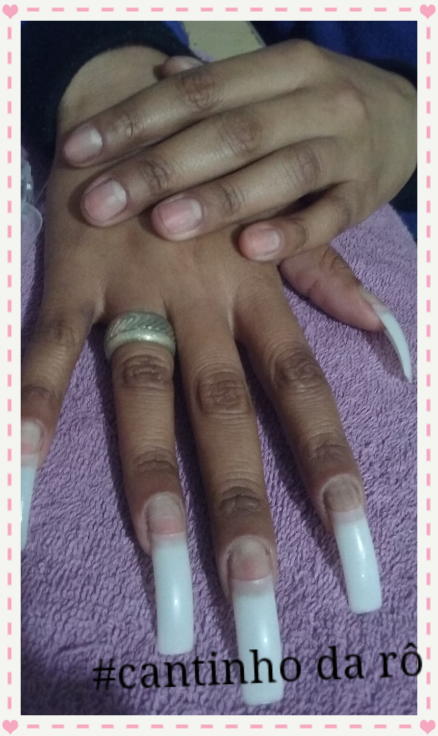 #alongamento em gel manicure e pedicure
