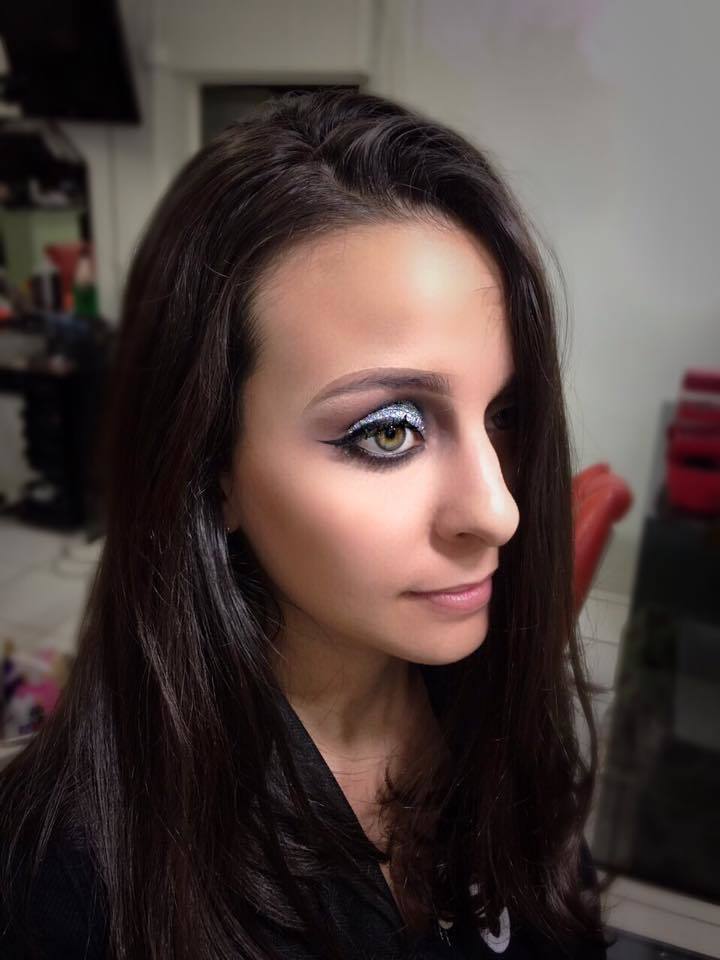 Make com gliter mac. Curso VIP que ministrei em Presidente Prudente -SP maquiagem maquiador(a) cabeleireiro(a)