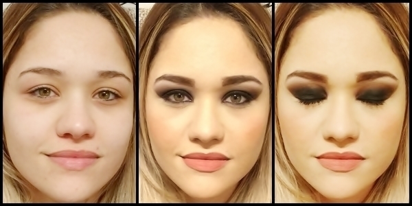 Antes e depois! #make #makeup #marykay #sephora #avene #vichy #laroche #smokeyeyedicreto #smoke #batommatte maquiagem maquiador(a) docente / professor(a) coordenador(a)
