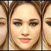 Antes e depois! #make #makeup #marykay #sephora #avene #vichy #laroche #smokeyeyedicreto #smoke #batommatte