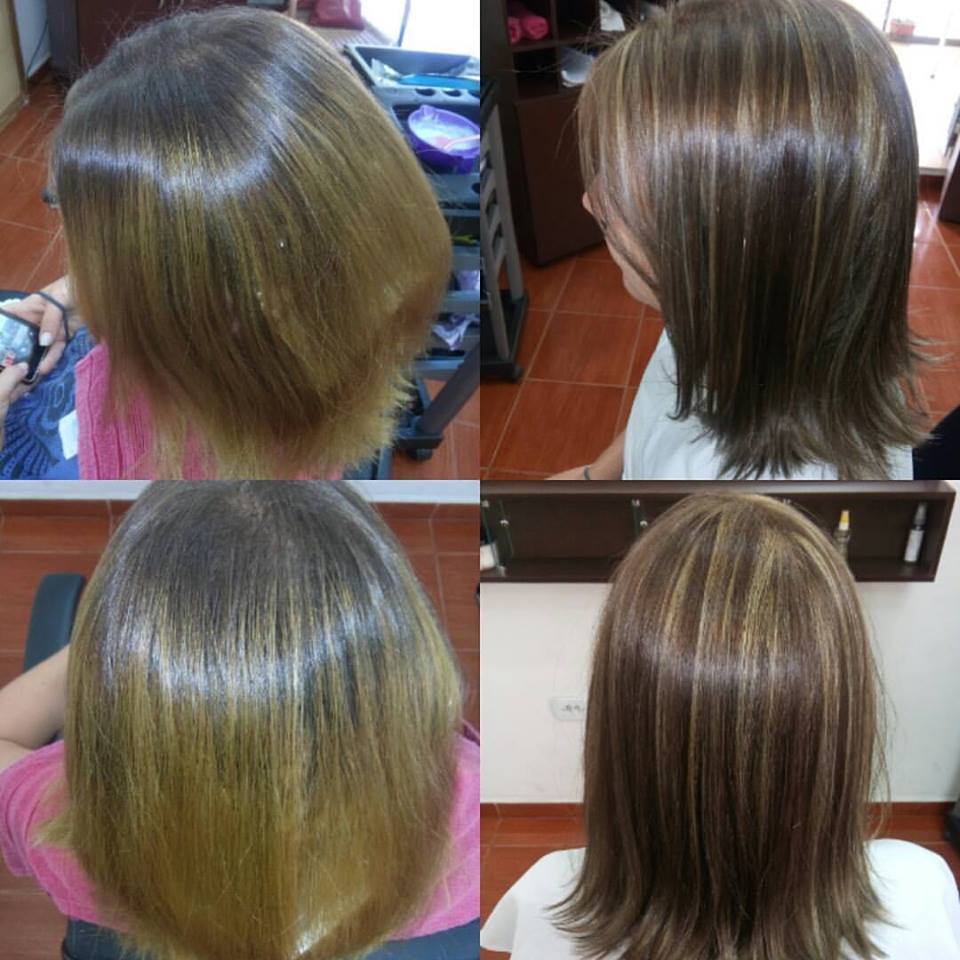 Antes e depois!
 cabelo cabeleireiro(a)