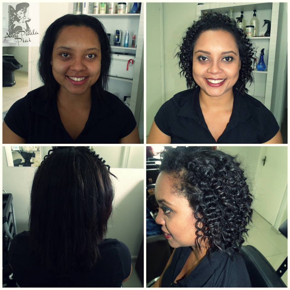 Texturização dos cabelos e maquiagem. #cabeloscrespos #retornodoscachos cabelo
