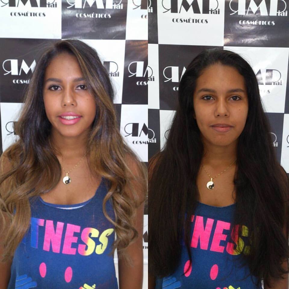 Morena iluminada #ombrehair cabelo