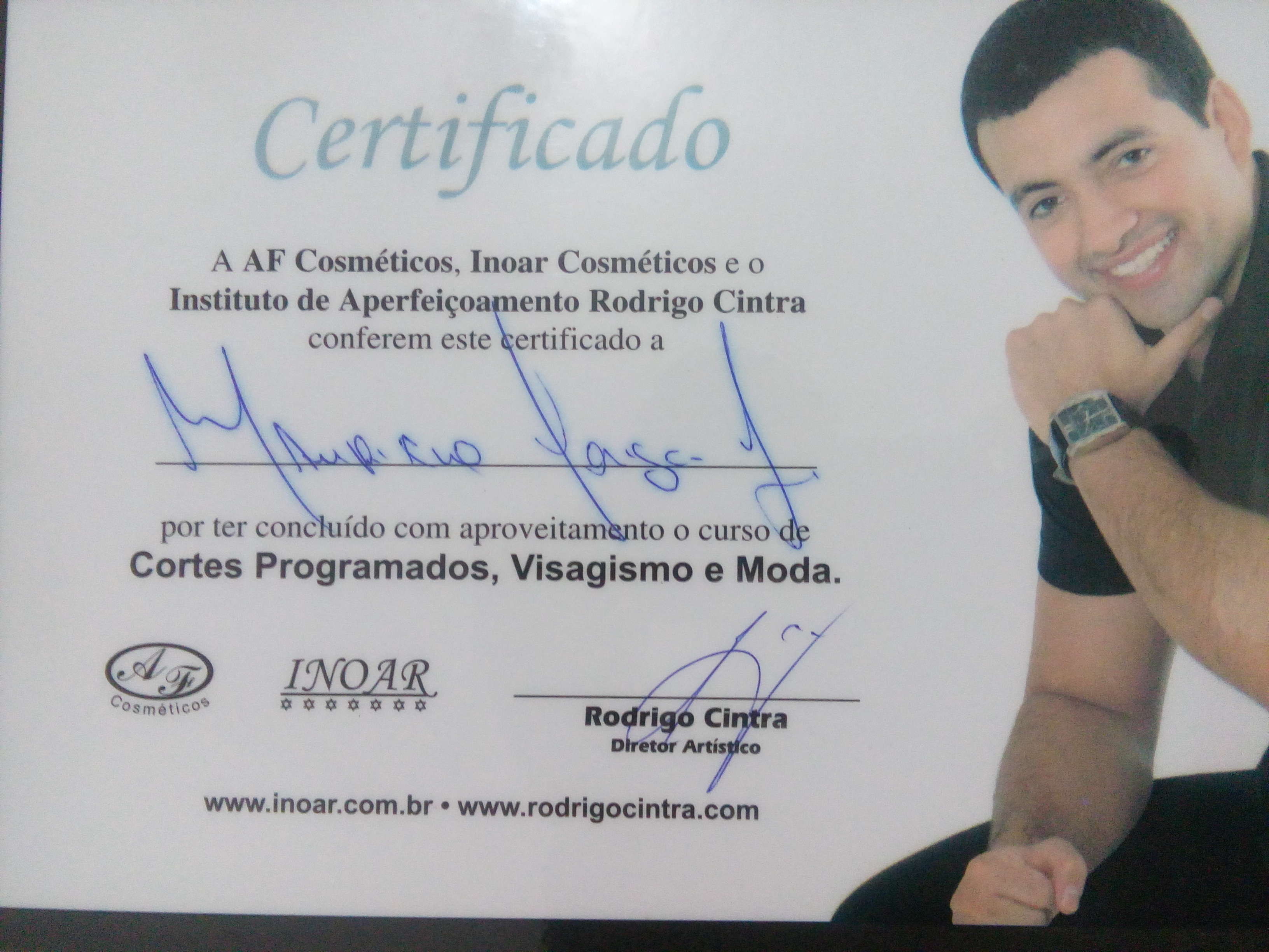 mais um certificado! cabelo cabeleireiro(a)