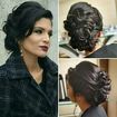 Penteado e maquiagem