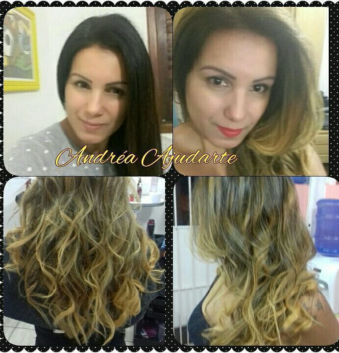 Mechas Islaces, descoloração, tonalização e raiz esfumada. cabelo cabeleireiro(a)