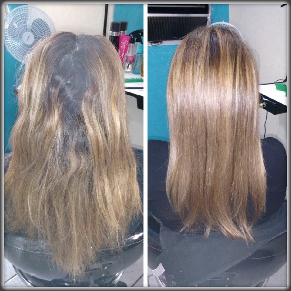Retoque de reflexo. cabelo cabeleireiro(a)