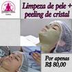 Limpeza de pele e peeling de cristal