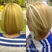 Corte Channel com mechas suaves para iluminar! ✨