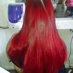 Mega Hair queratinado. Finalização. Top.
