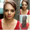 Maquiagem e penteado para madrinha de casamento