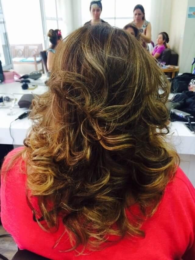 Corte cor ombre e brushing cabelo cabeleireiro(a) stylist / visagista