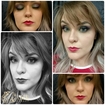 Maquiagem para fotografia preto&branco e colorida.