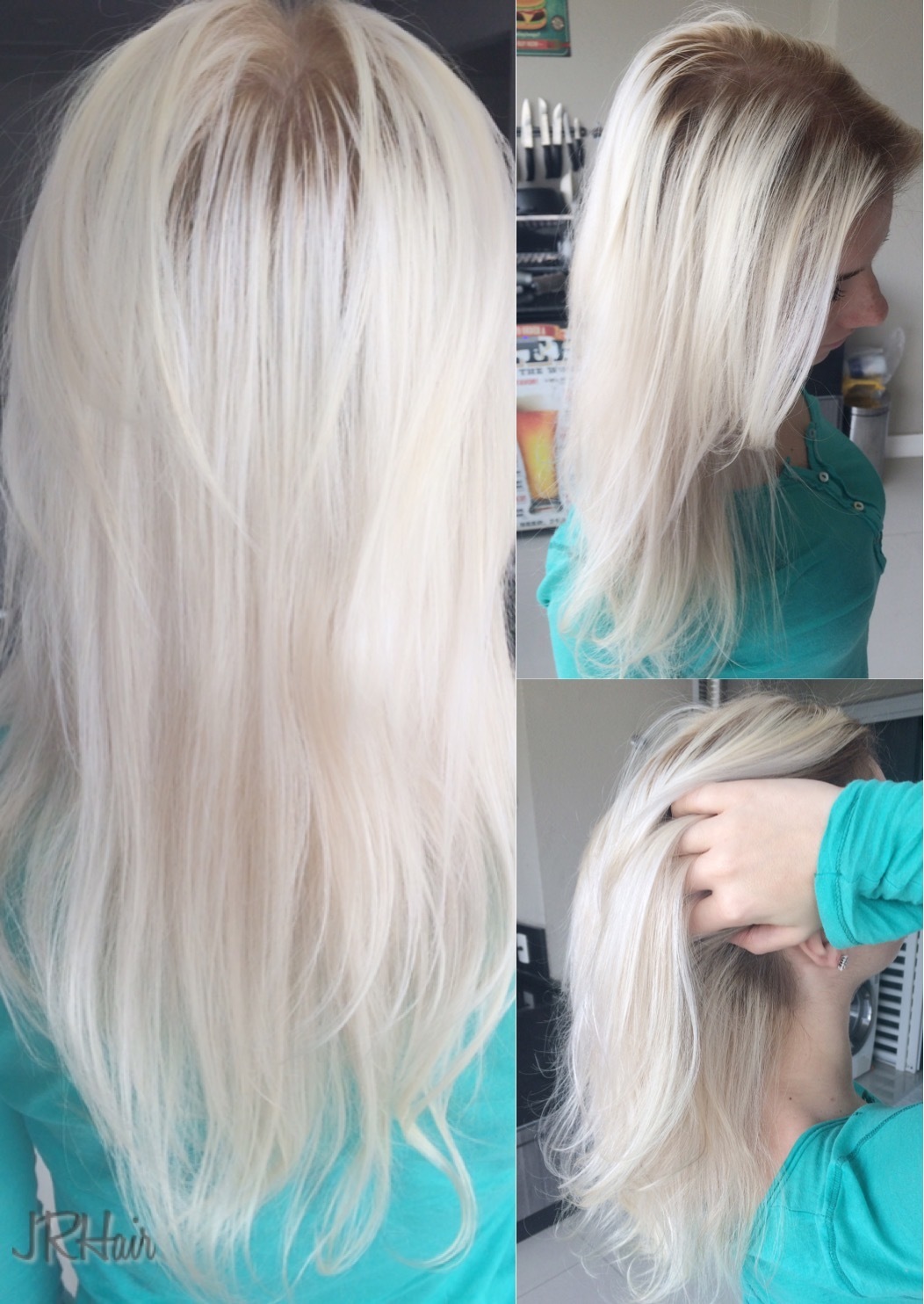 Loiro platinado, com um dedo de raiz. #platinado #blond #blondhair  cabelo cabeleireiro(a) maquiador(a) designer de sobrancelhas micropigmentador(a)
