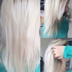 Loiro platinado, com um dedo de raiz. #platinado #blond #blondhair 