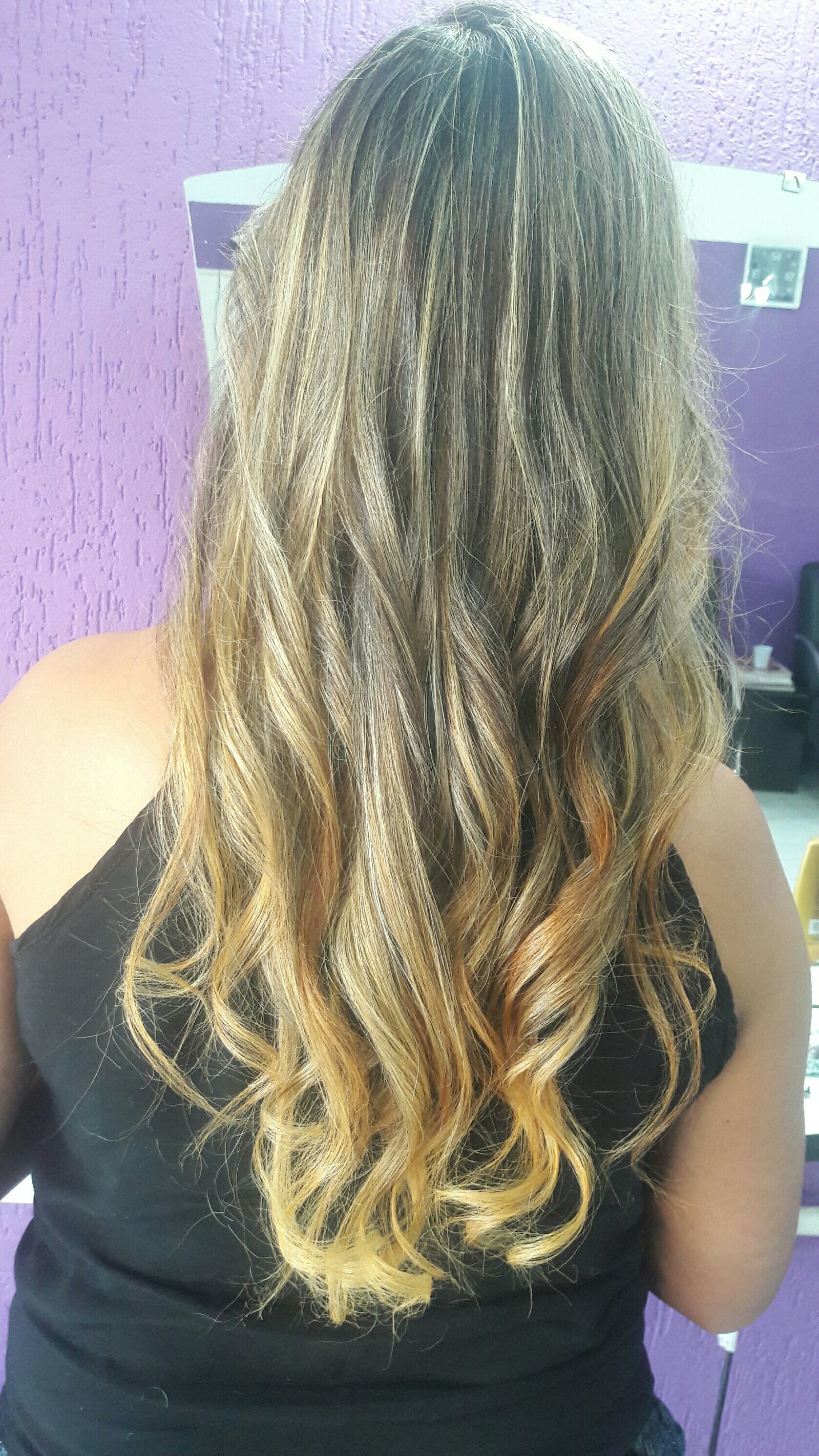 Depois. cabelo cabeleireiro(a)