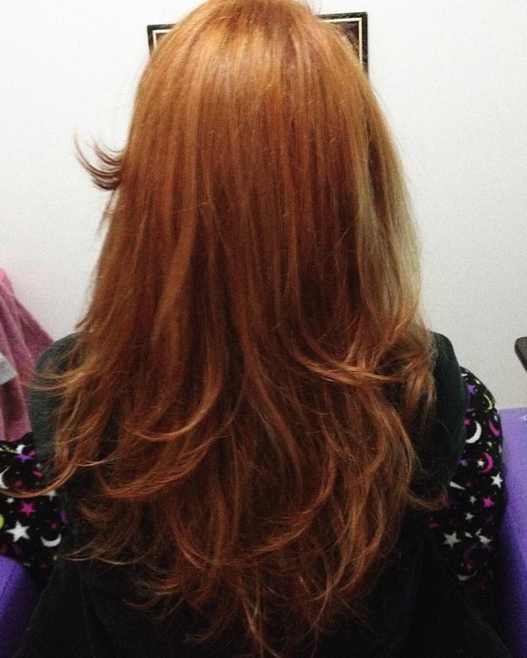 Ruivo para Ana Késia  cabelo estudante (cabeleireiro)