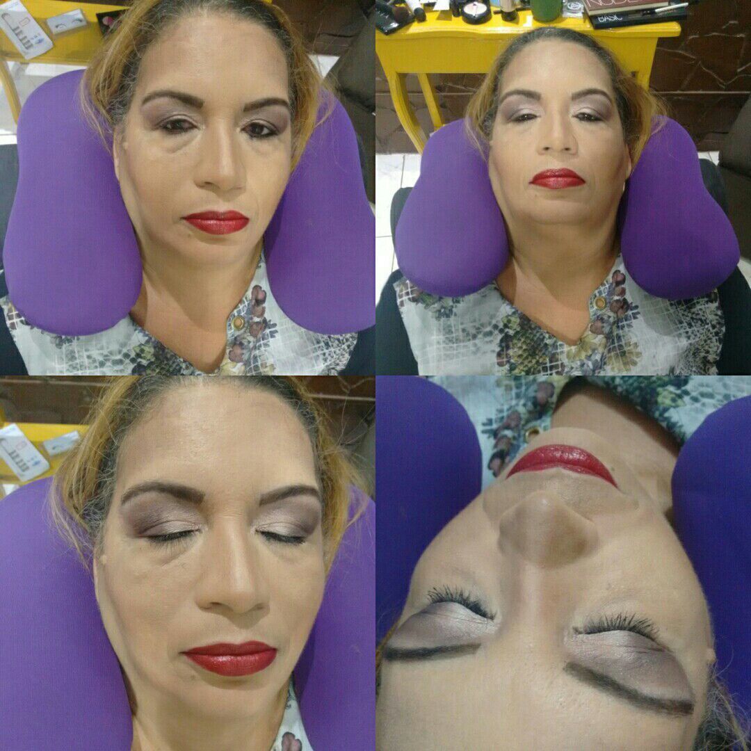 Maquiagem para foto em candidata a vereadora. Correção de sombrancelhas correção de manchas na pele  afinação do rosto . Maquiagem pele madura. maquiagem maquiador(a)