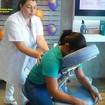 Quick Massage Evento na Loja OI em Pouso Alegre comemoração ao Dia das Mães