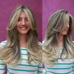 Ombre High Lights com franja destacada
