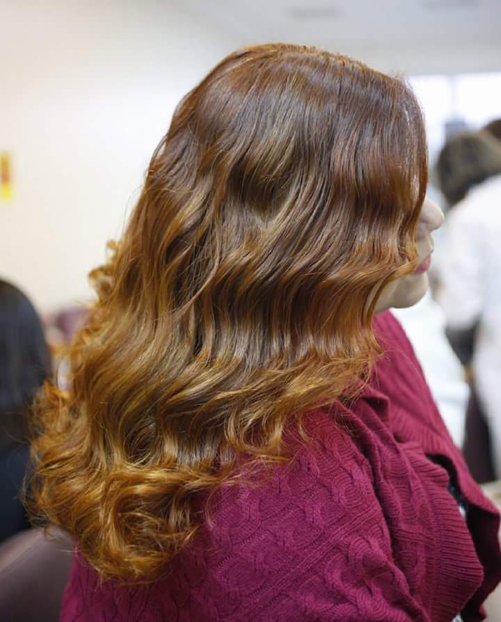 Ombre Hair acobreado cabelo cabeleireiro(a)