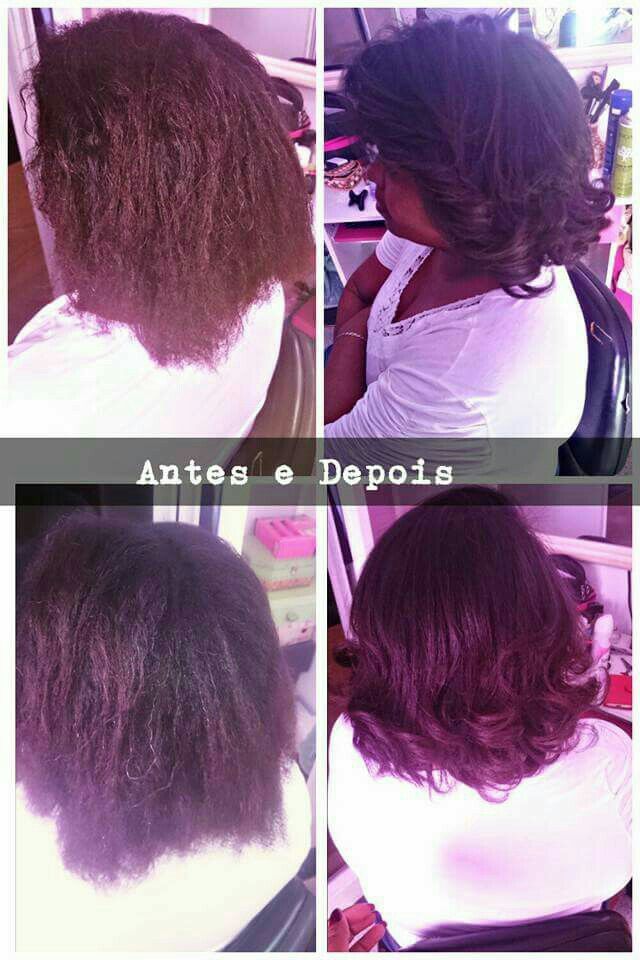 Escova modelada cabelo cabeleireiro(a) auxiliar cabeleireiro(a)