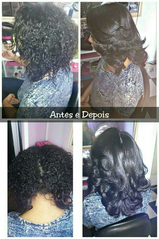 Escova modelada ❤ cabelo cabeleireiro(a) auxiliar cabeleireiro(a)