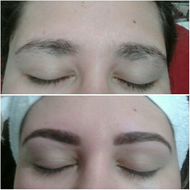 Retirada com pinça e correção com sombra outros manicure e pedicure designer de sobrancelhas outros