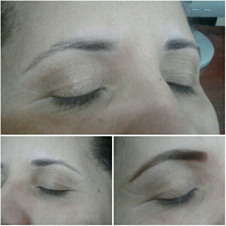 Retirada com pinça e correção com henna (cliente em processo de recuperação de fios) outros manicure e pedicure designer de sobrancelhas outros